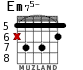 Em75- для гитары - вариант 6