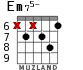 Em75- для гитары - вариант 7