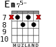 Em75- для гитары - вариант 8