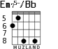 Em75-/Bb для гитары - вариант 5