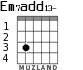 Em7add13- для гитары - вариант 2