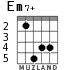Em7+ для гитары - вариант 2