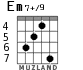 Em7+/9 для гитары - вариант 5