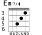 Em7/4 для гитары - вариант 2