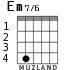 Em7/6 для гитары - вариант 2