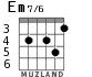 Em7/6 для гитары - вариант 3