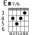 Em7/6 для гитары - вариант 4