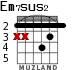 Em7sus2 для гитары - вариант 2