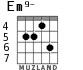 Em9- для гитары - вариант 4