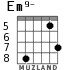 Em9- для гитары - вариант 5