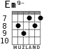 Em9- для гитары - вариант 6