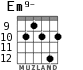 Em9- для гитары - вариант 7