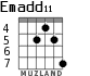 Emadd11 для гитары - вариант 5