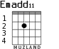Emadd11 для гитары - вариант 1