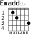 Emadd11+ для гитары - вариант 2