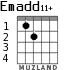 Emadd11+ для гитары - вариант 1