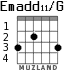 Emadd11/G для гитары - вариант 2
