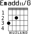 Emadd11/G для гитары