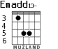 Emadd13- для гитары - вариант 4