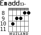 Emadd13- для гитары - вариант 9