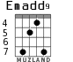 Emadd9 для гитары - вариант 3