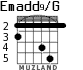 Emadd9/G для гитары - вариант 2