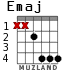 Emaj для гитары - вариант 2