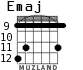 Emaj для гитары - вариант 6