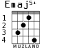 Emaj5+ для гитары - вариант 2