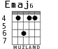 Emaj6 для гитары - вариант 3