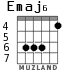 Emaj6 для гитары - вариант 4