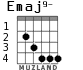 Emaj9- для гитары - вариант 2