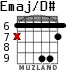 Emaj/D# для гитары - вариант 4