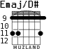 Emaj/D# для гитары - вариант 6
