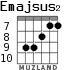 Emajsus2 для гитары - вариант 6