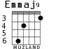 Emmaj9 для гитары - вариант 3
