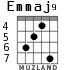 Emmaj9 для гитары - вариант 5