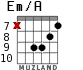 Em/A для гитары - вариант 5