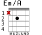 Em/A для гитары - вариант 1