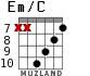 Em/C для гитары - вариант 4