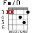 Em/D для гитары - вариант 2