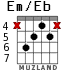 Em/Eb для гитары - вариант 2