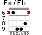Em/Eb для гитары - вариант 3