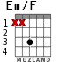 Em/F для гитары - вариант 2