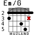 Em/G для гитары - вариант 3