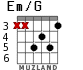 Em/G для гитары - вариант 4