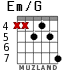 Em/G для гитары - вариант 5