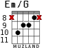 Em/G для гитары - вариант 6
