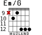 Em/G для гитары - вариант 7