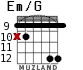 Em/G для гитары - вариант 8
